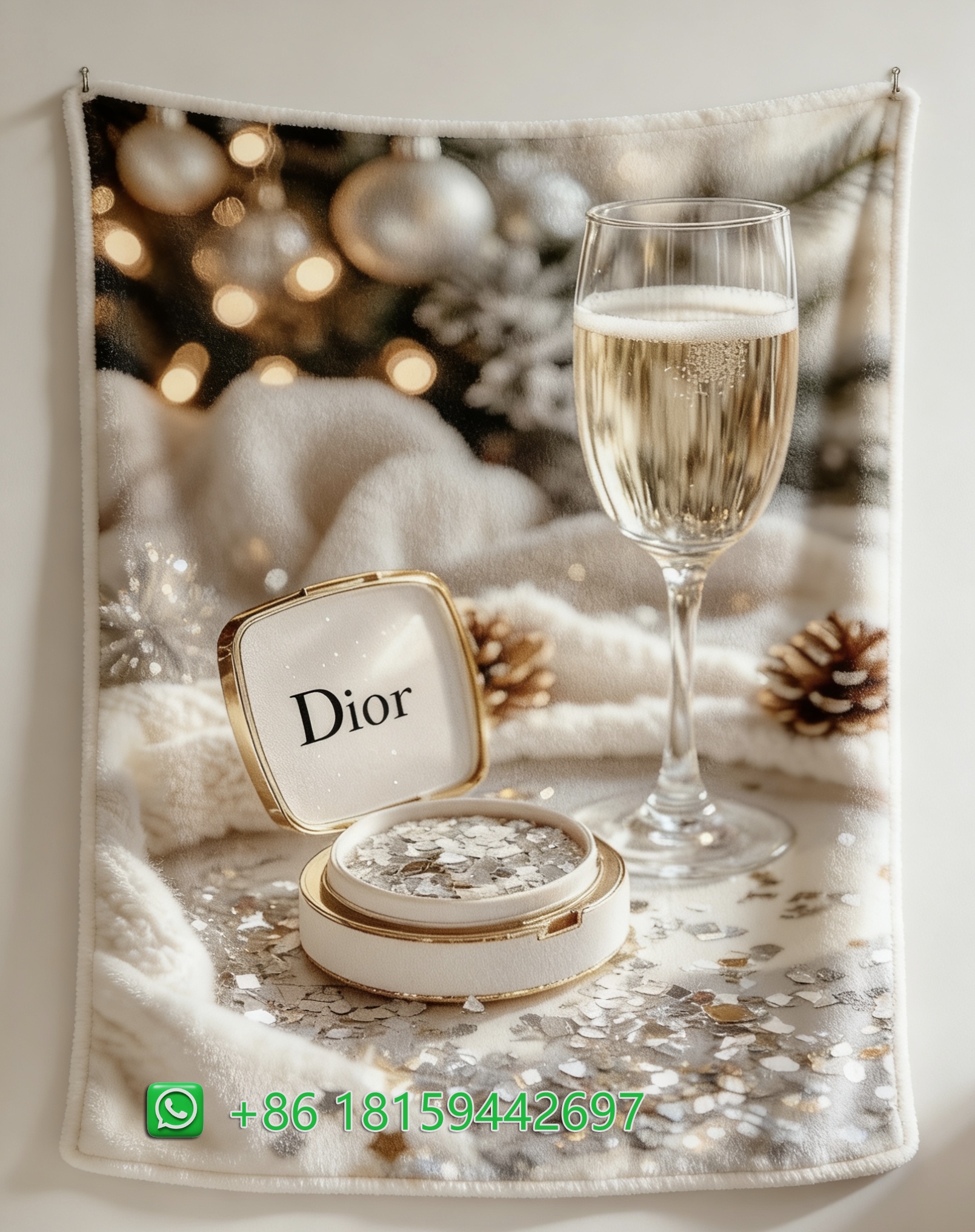 Dior Throw Blankets